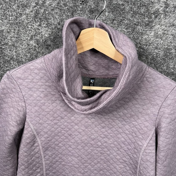 Kuhl Sweatshirt Athena Light Purple Cowl Neck Wool Blend Knit Hiking Women's XS - Picture 2 of 11